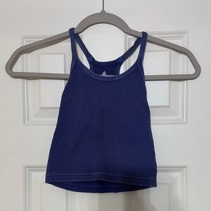 FP Movement by Free People Blue Crop Top